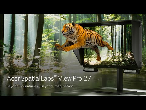 Acer SpatialLabs View Pro 27 Stereoscopic 3D Monitor | Acer