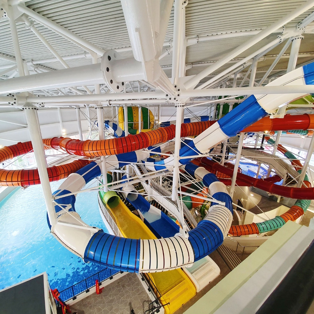The Wave is also home to the largest waterpark in the country