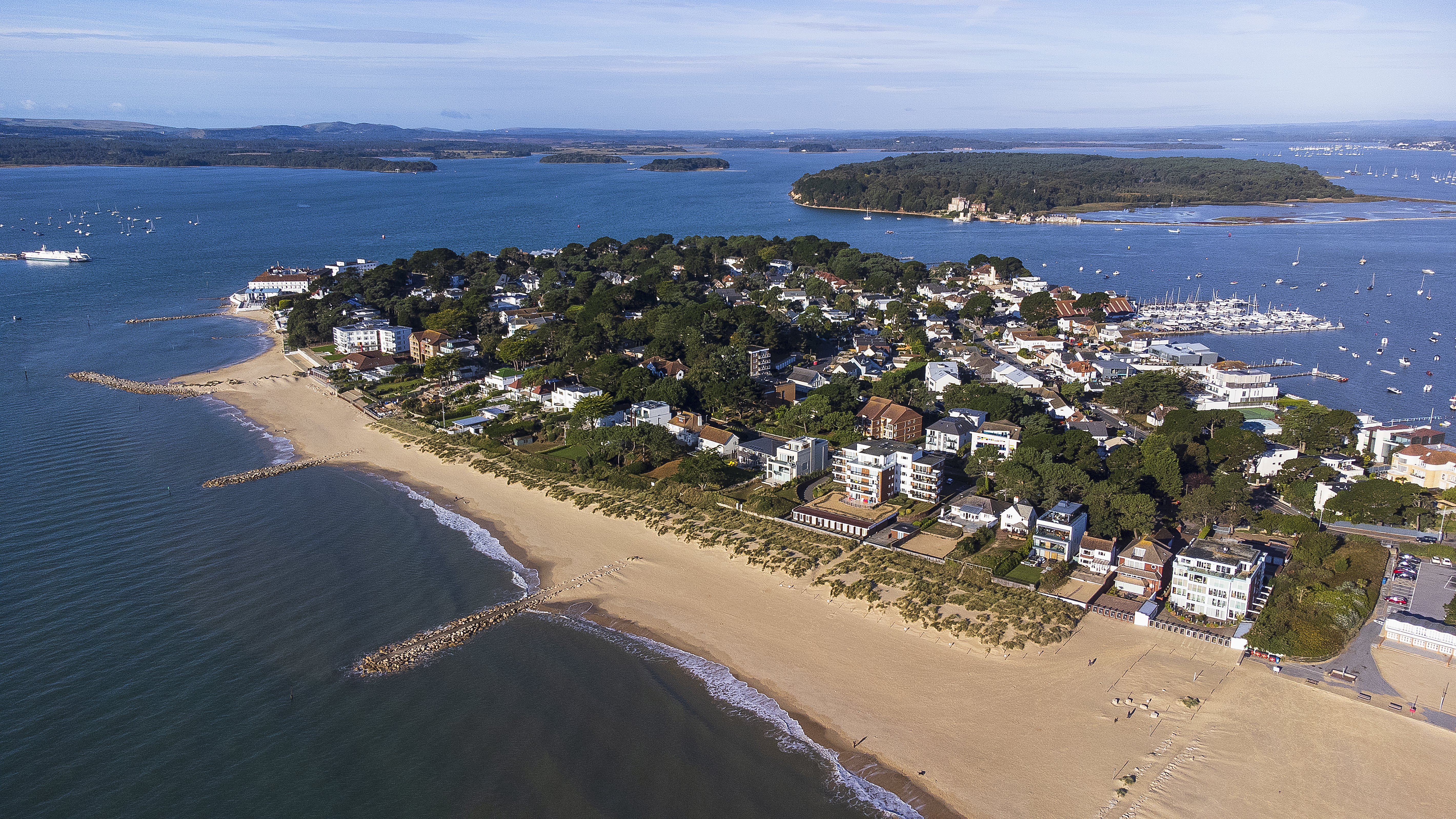 Sandbanks Beach was named the most sustainable in the world