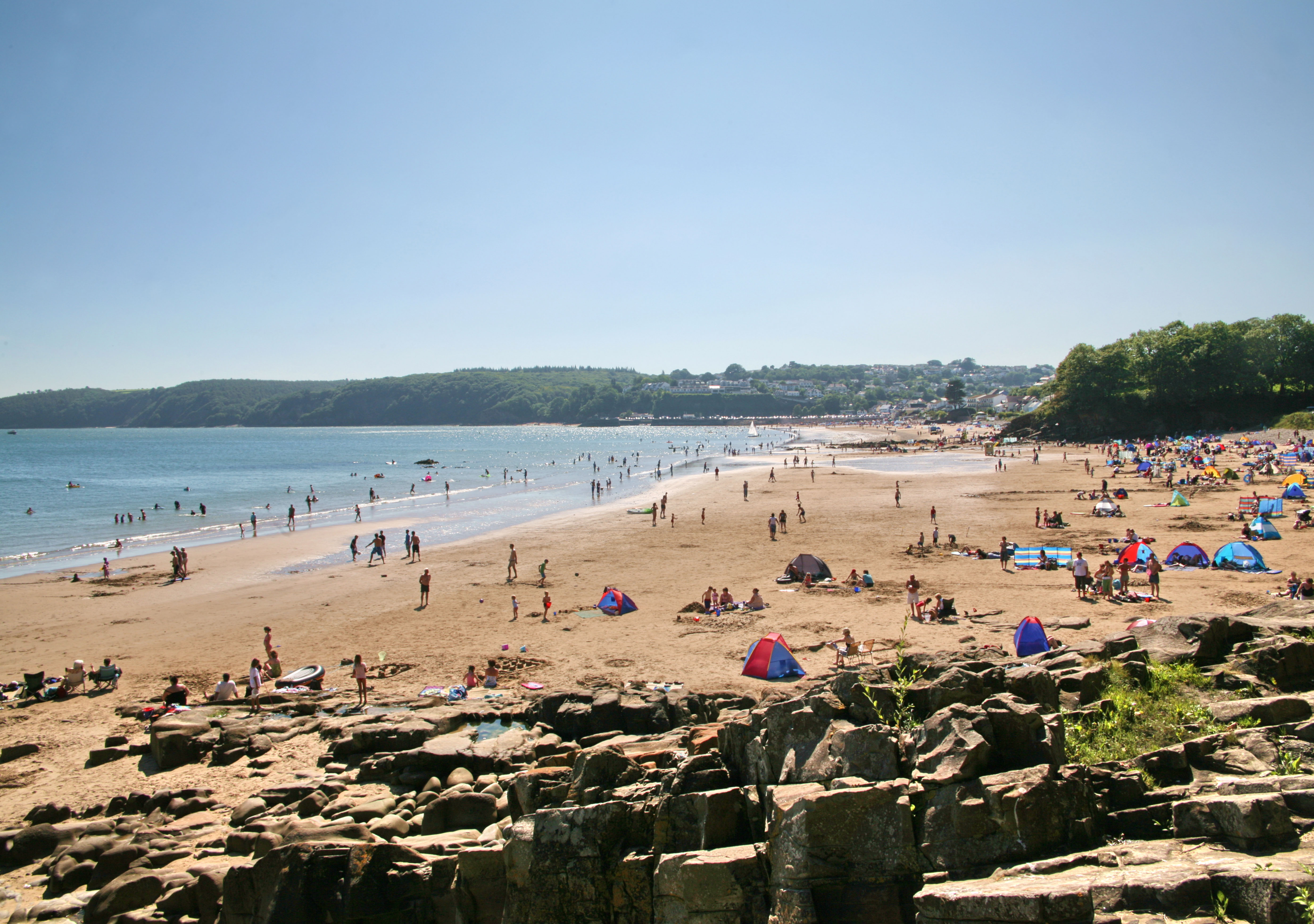 Saundersfoot Beach has been named one of the most sustainable beaches in the world