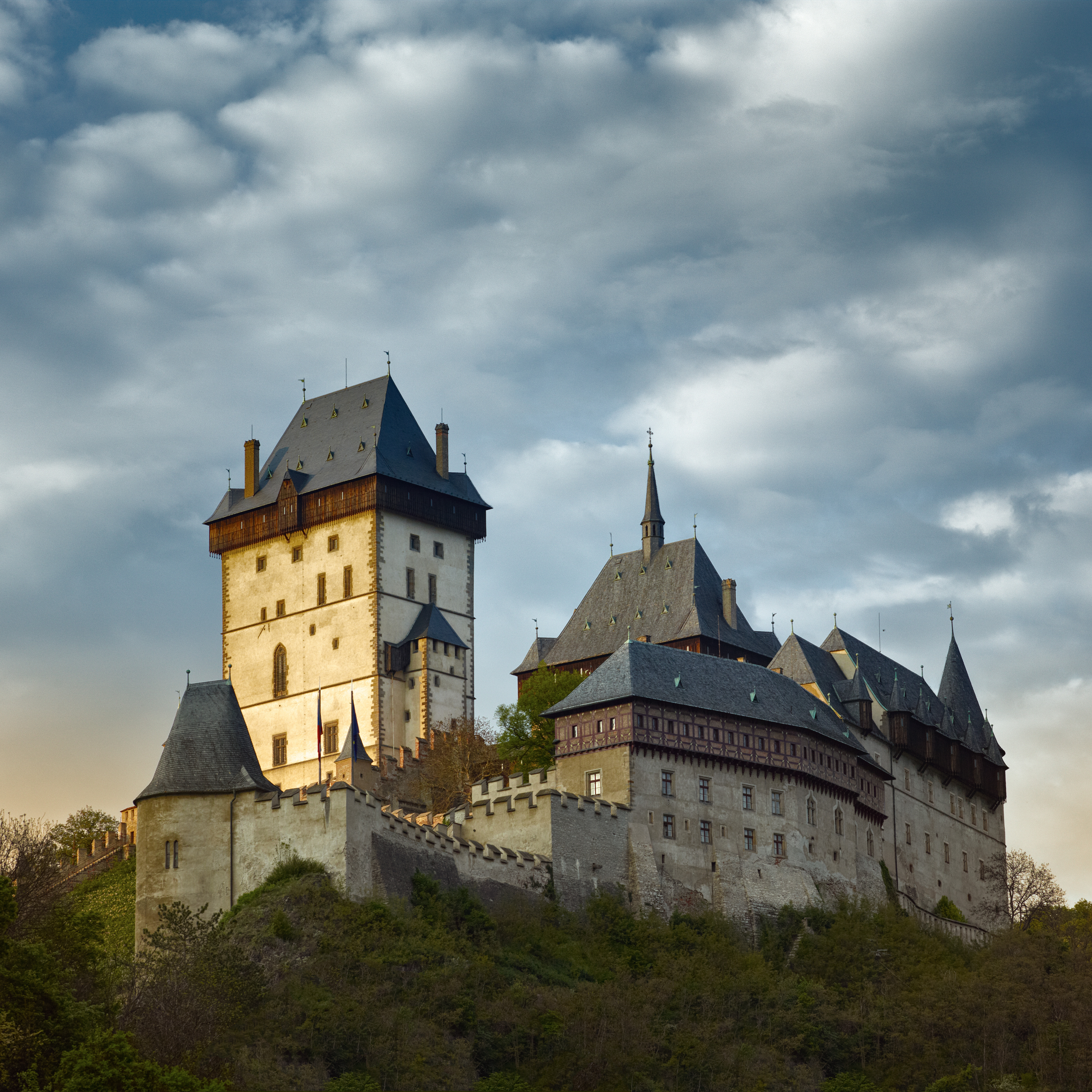 Karlstejn Castle is less than an hour away from Prague