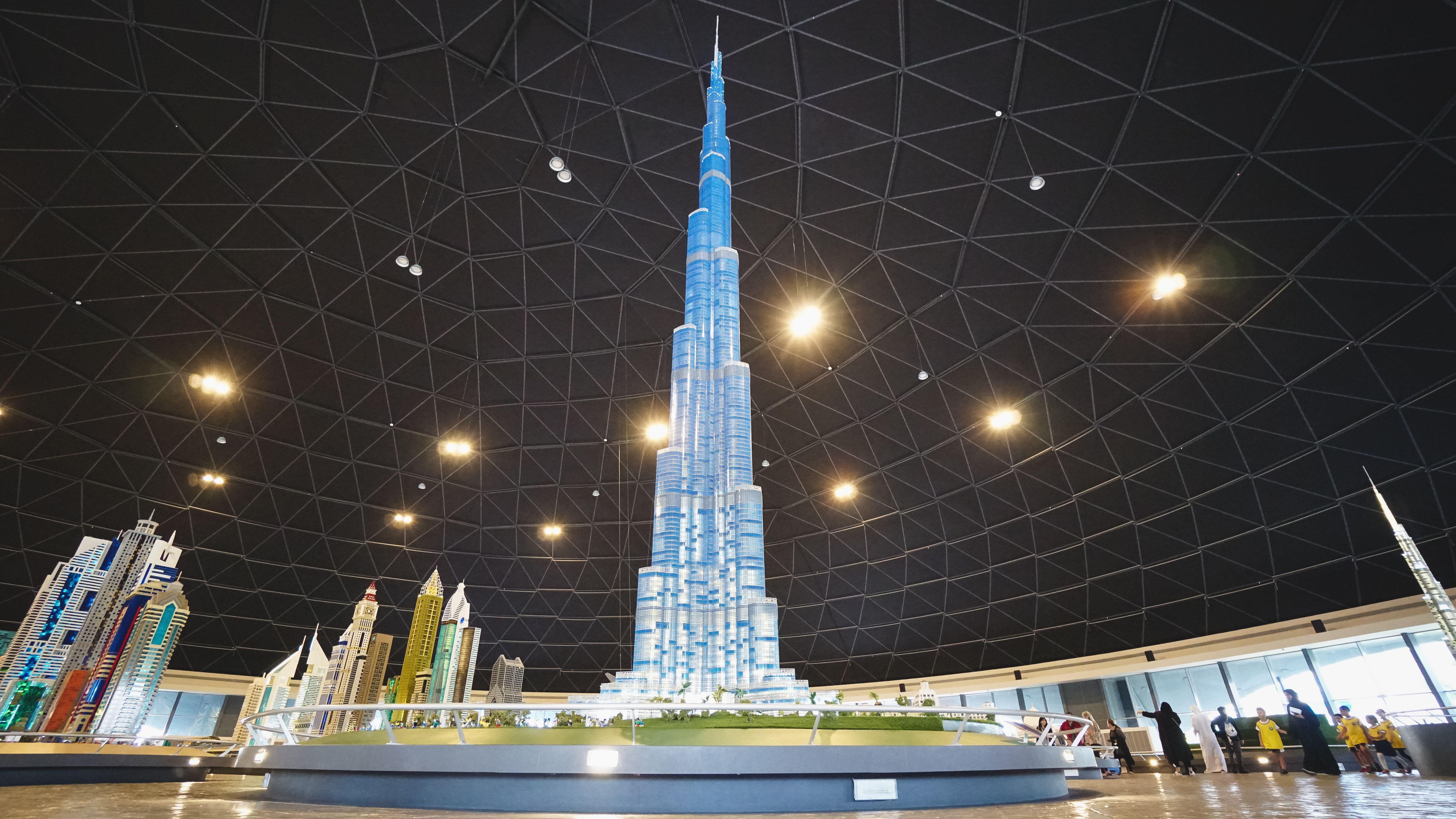 Legoland’s version of the world's tallest building, the Burj Khalifa