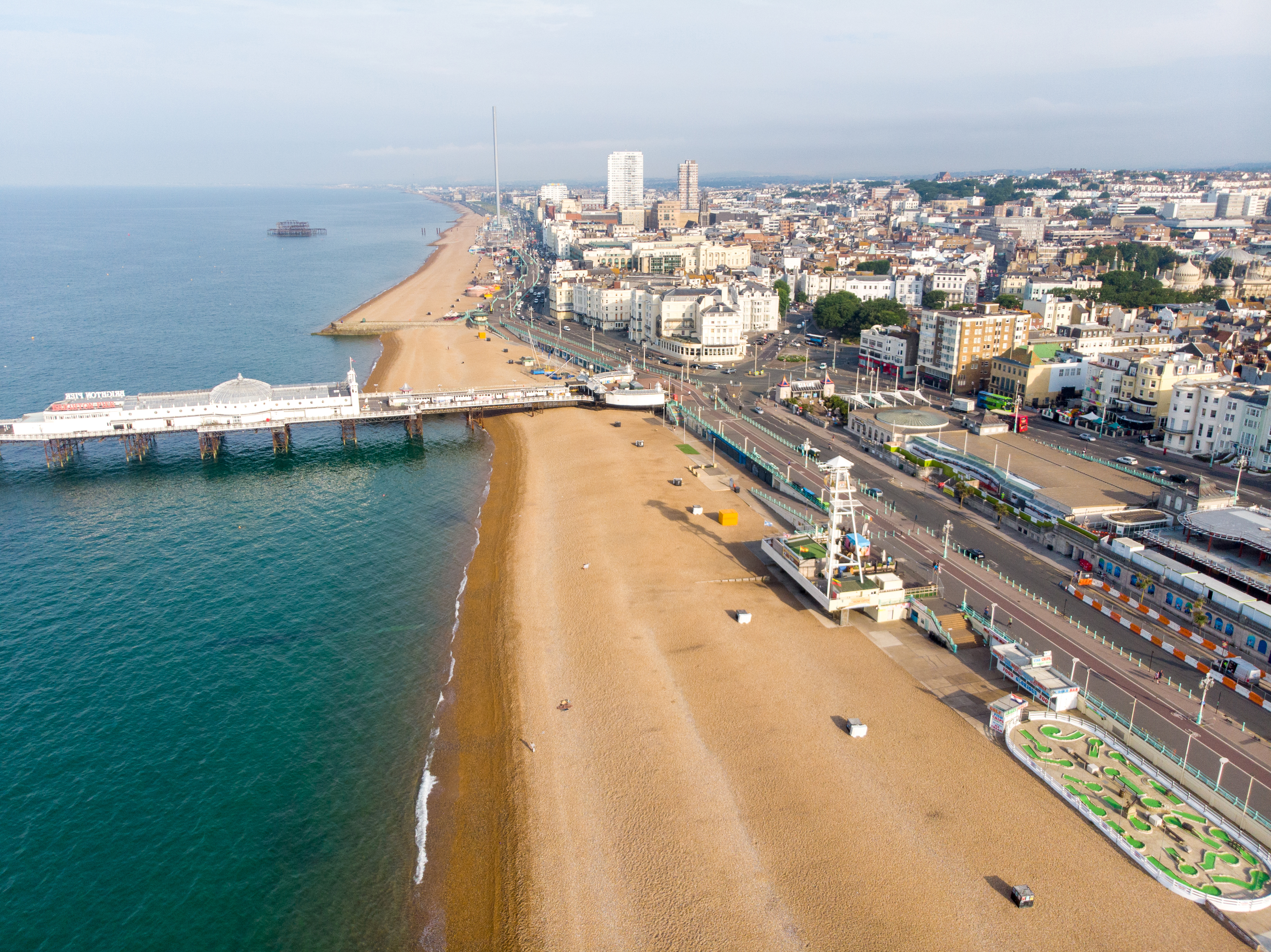 Brighton is a big attraction for tourists