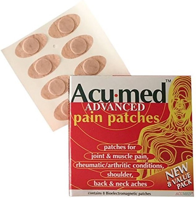 Acumed Advanced Pain Patches, £11, acumed.co.uk