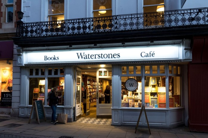 A Waterstones book shop in Lincoln