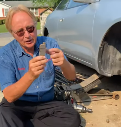 Squeaking sounds could be a sign that your brake pads are wearing out