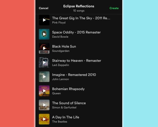 Eclipse playlist by Spotify