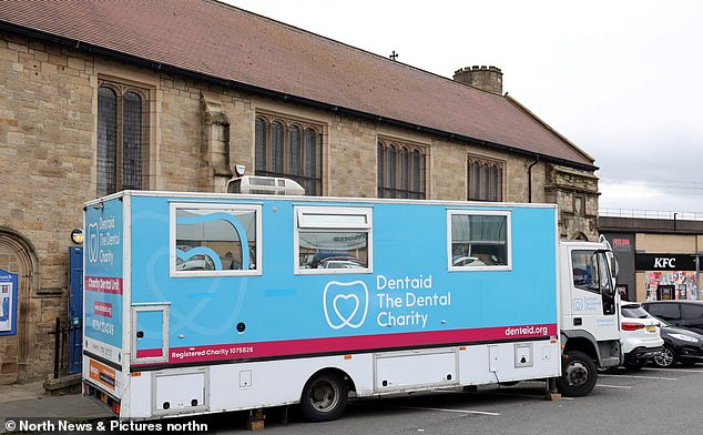 The Dentaid lorry, with the help of 50 volunteers, stayed in Newcastle for five days, which is the longest it has stayed in one place