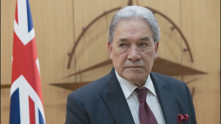 Foreign Minister Winston Peters.