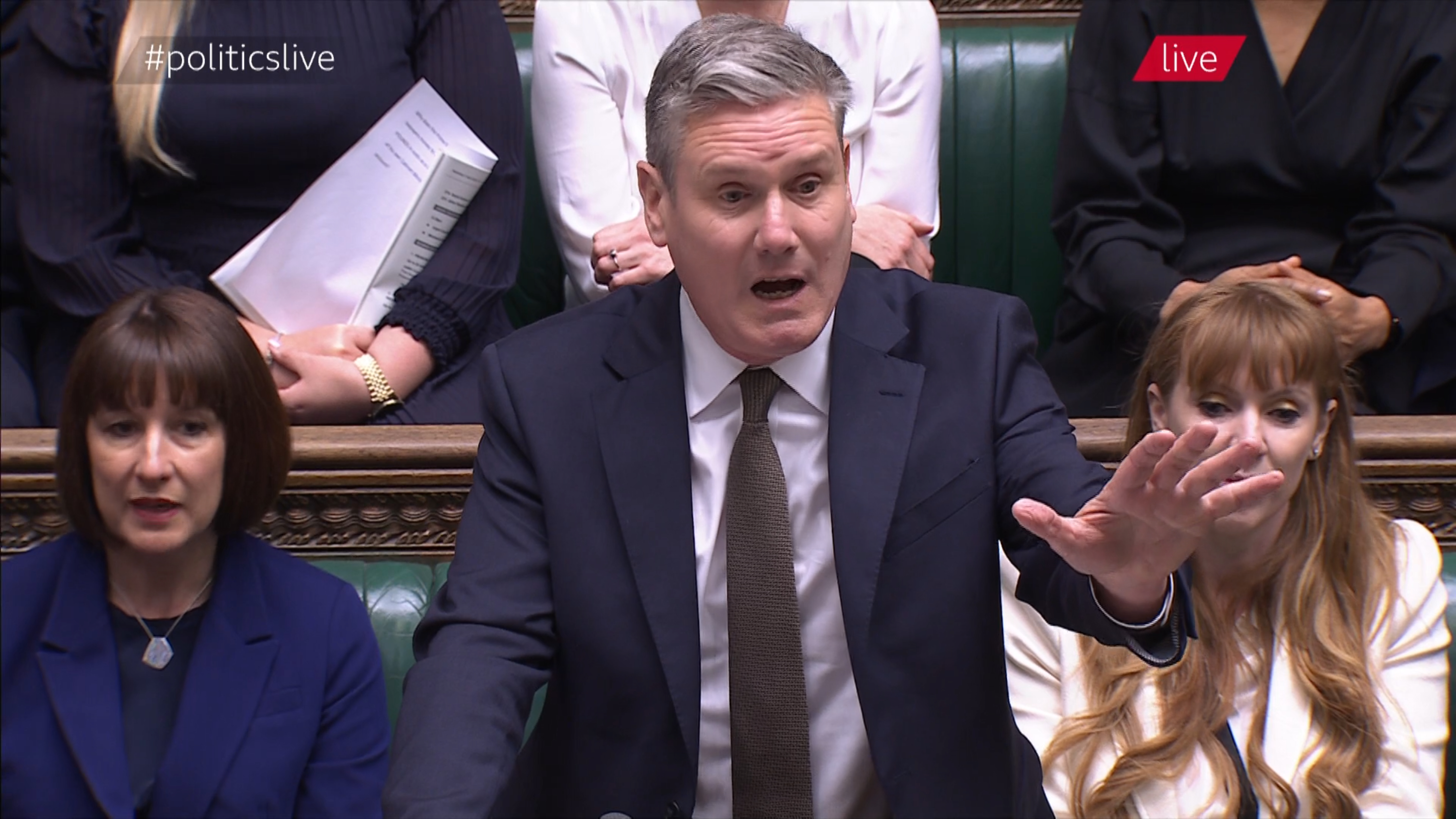 The Labour leader clashed with the PM in a fiery PMQs today