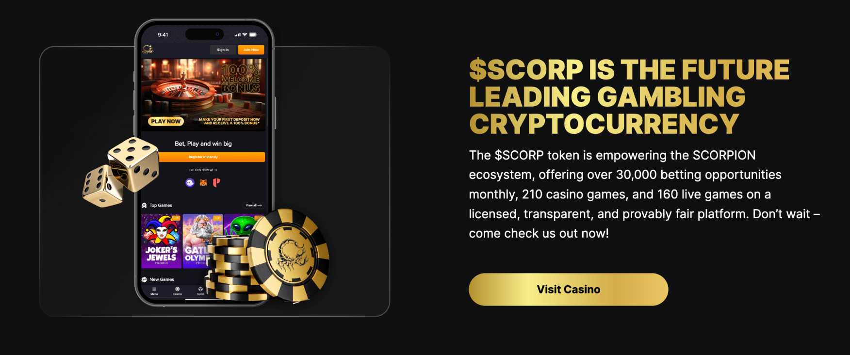 Scorpion Casino ICO