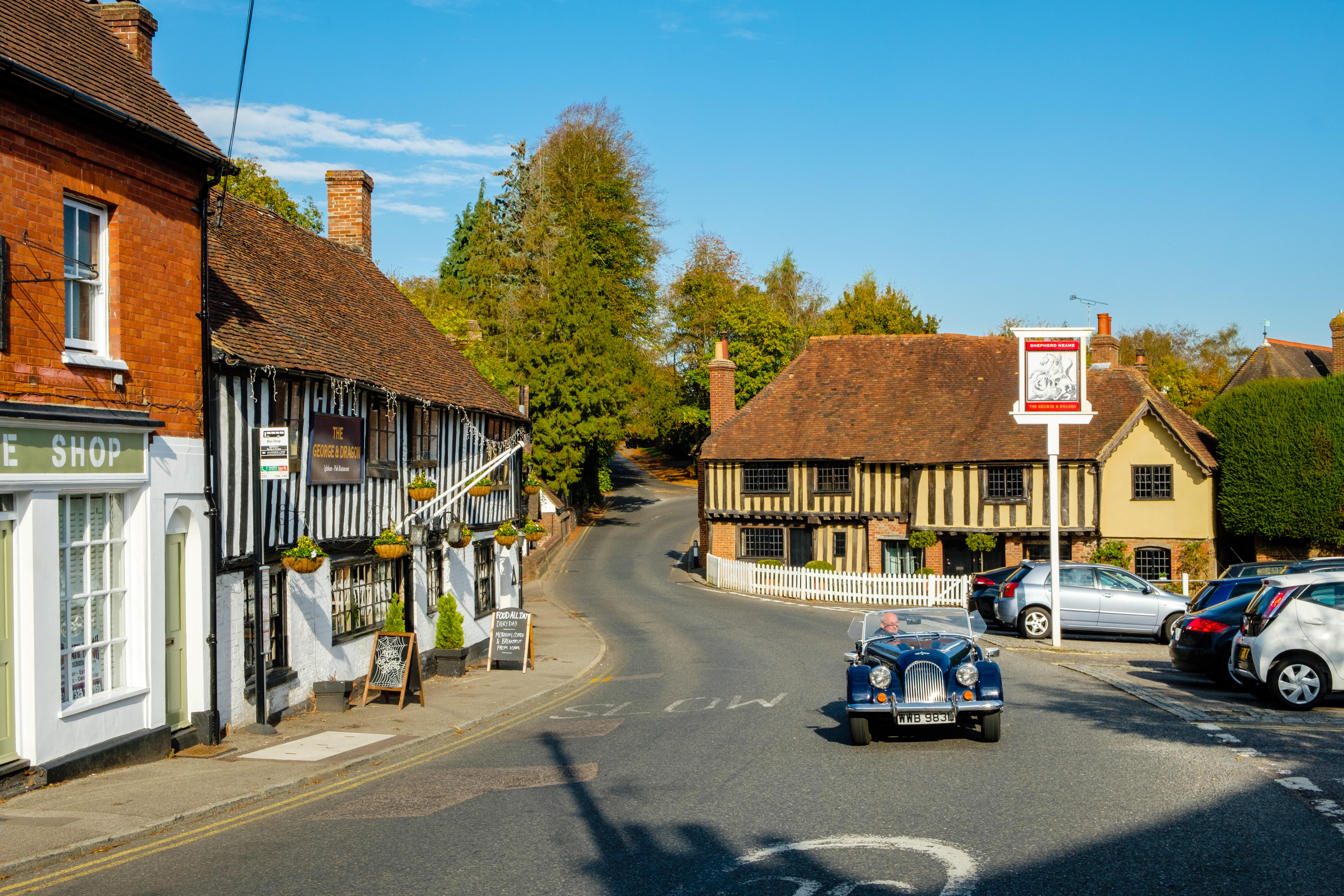 Ightham is around an hour from London, and near Sevenoaks