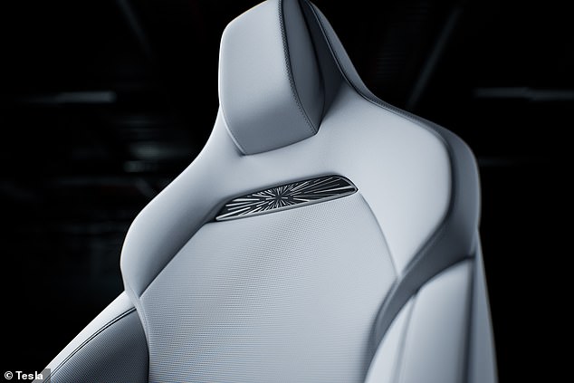 The interior is different to the other Model 3 interiors - it has special Sports Seats that are designed to improve stability for the driver