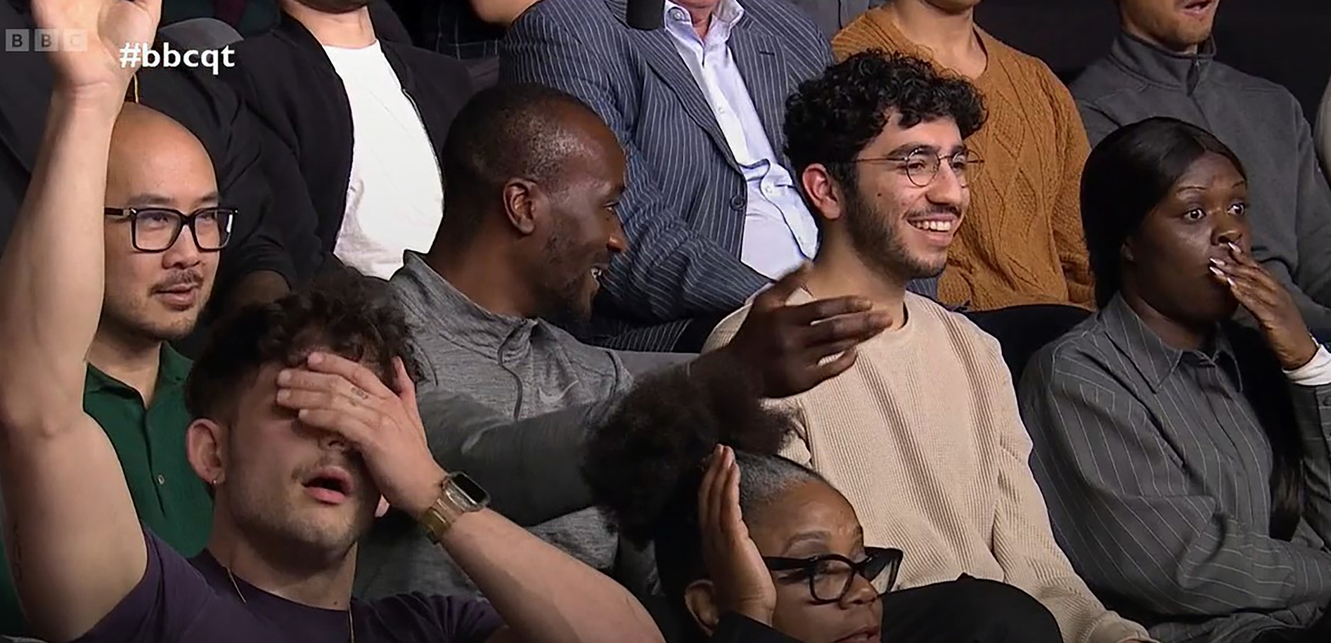 The Question Time crowd ridiculed the politician