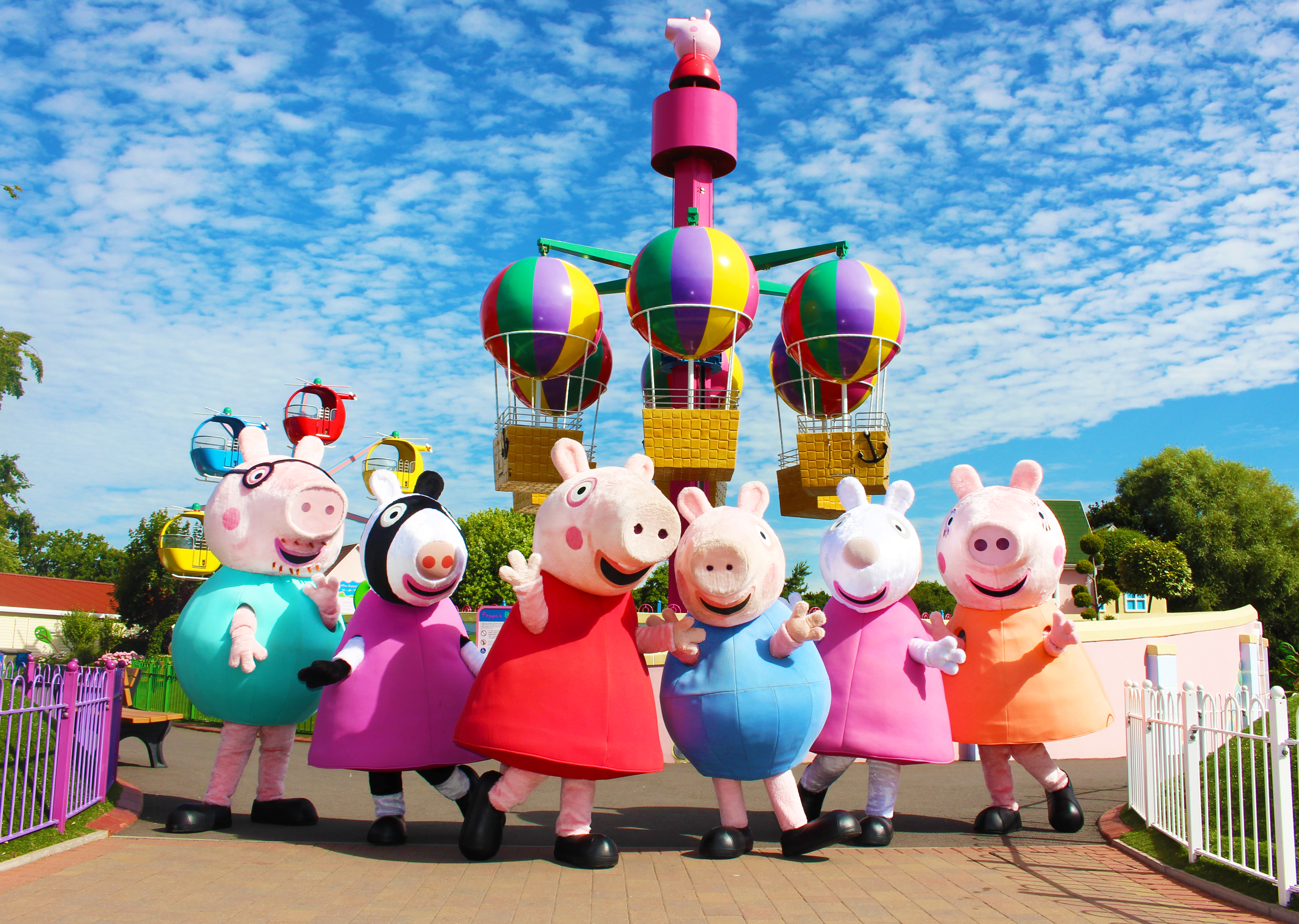 Get set for a cute welcome at Peppa Pig World