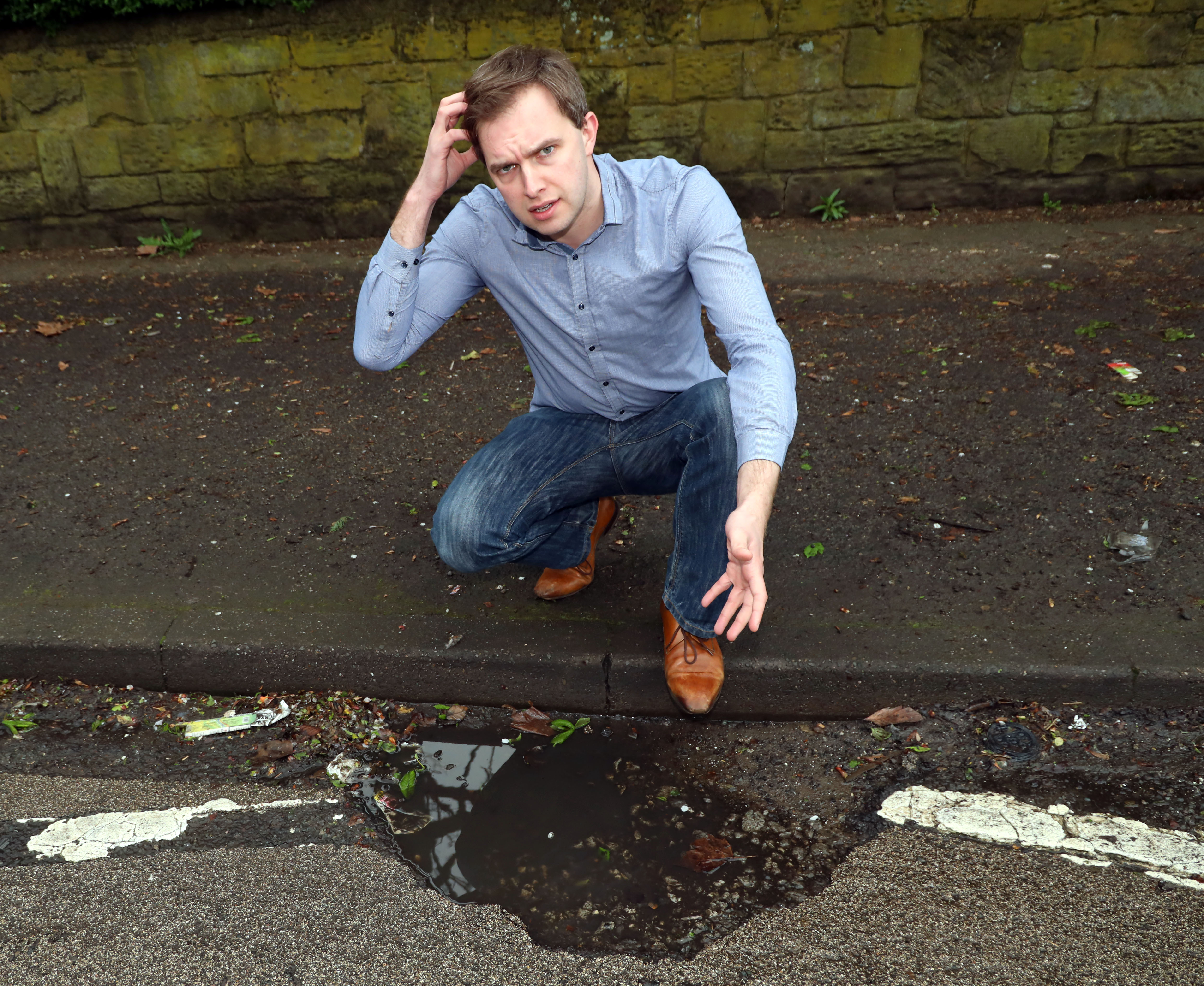 Chris Whitwood is standing in the local elections as Phil Potholes