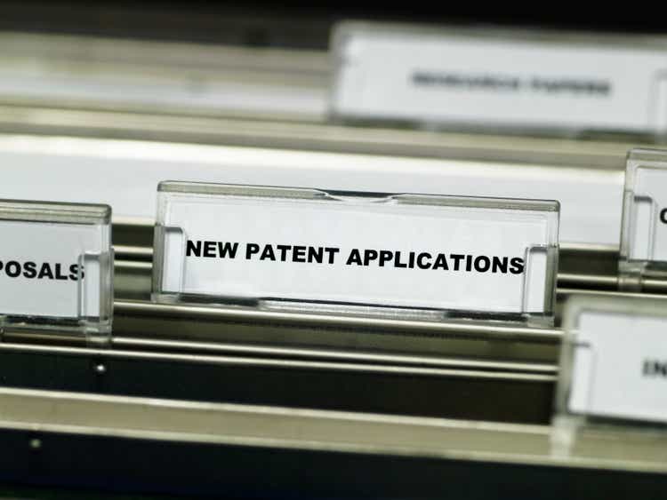 Patent applications suspension file