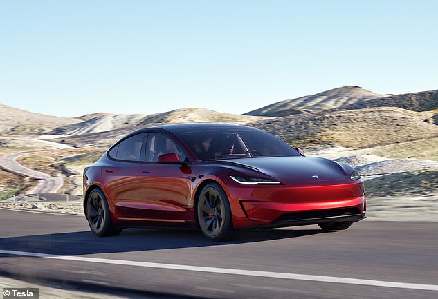 The Tesla Model 3 is back after a short hiatus (since 2022) and is the fastest Performance model to date.  The £59,990 model will do 0-60 in 2.9s, with a top speed of 163mph and produced 460hp