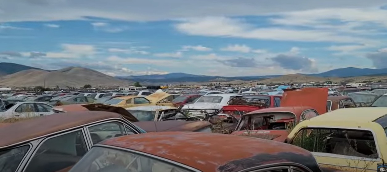 A YouTuber discovered an incredible car graveyard