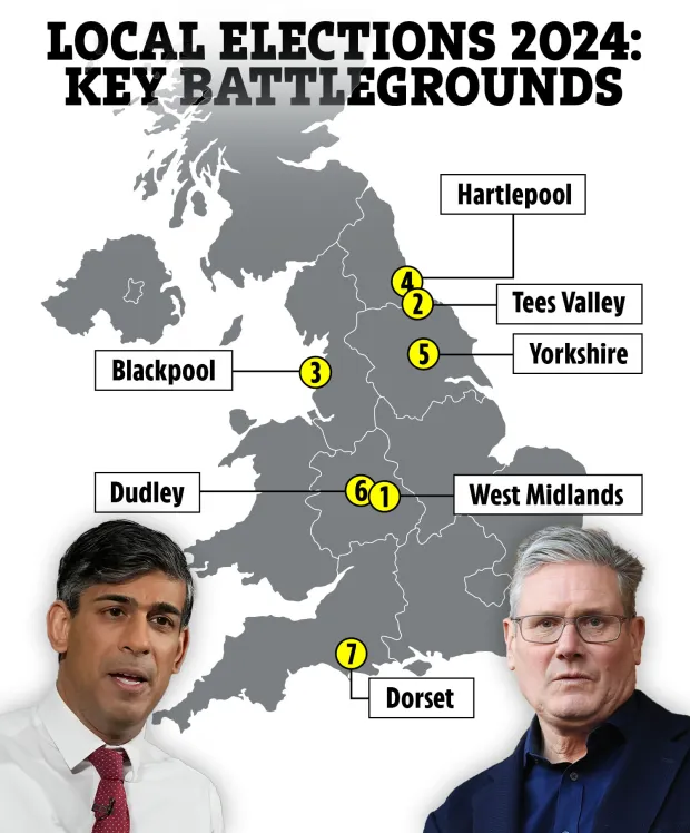 There is a particular focus on several battlegrounds across England